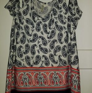 Beautiful shirt with shoulder out.